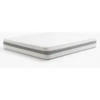 11.11 SRLS Materasso The White Stone 120x190 | Waterfoam termosensibile, alta resistenza, traspirante e anallergico | Comfort stabile e sostegno ergonomico | Pratica confezione sottovuoto