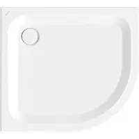 Bette Receveurs de douche quart de cercle BetteCorner, à côtés inégaux, avec BetteGlasur Plus, 1000x900x35mm, 5464-000PLUS, 5464-000PLUS
