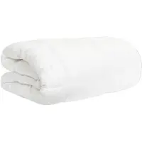 vidaXL Coperta estiva 140 x 220 cm, estate, 150 g/m², fibra di bambù, bianca