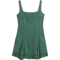 Desigual , Vestito corto in lyocell, Donna, Lyocell, Verde, M