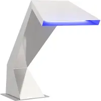vidaXL Cascata per piscina in acciaio inossidabile 63,5 x 29 x 51 cm Argento