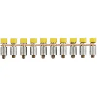 Weidmuller Connettore a croce a 10 poli 24A - Connettore a croce per morsettiera a 10 poli Q 10 WDL2.5S