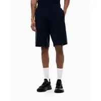 EA7 per uomo. 7M001481_AF12660 Bermuda Logo Series in interlock marino (3XL), Casual, Sportivo, Cotone, Navy