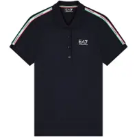 Emporio Armani per donna. 7W001221_AF12503 Polo Italian Spirit blu (XXL), Casual, Cotone, Manica corta, Navy