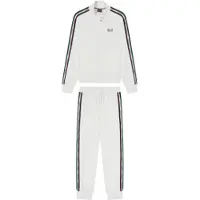 Emporio Armani per donna. 7W001226_AF12660 Tuta Italian Spirit bianca (L), Bianco, Casual, Sportivo, Cotone, Manica lunga