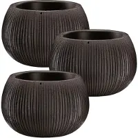 Wellhome Vaso Da Fiori Beton 3 Unità
