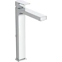 Ideal standard Edge - Miscelatore per lavabo, con bocca di erogazione, BlueStart, cromo A7113AA
