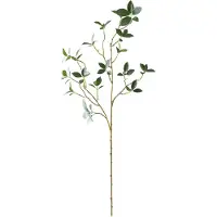 Gistuch Foglia simulata di Ficus a rami lunghi - foglia di crescione Milano - tessuto di seta, plastica - 73 cm