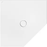 Bette BetteFloor Caro receveurs de douche pentagonaux avec BetteAntidérapant Pro, 900x900mm, 7191-438AE, 7191-438AE
