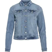 Vila Vishow Buttoned Giacca In Denim