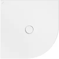 Bette BetteFloor Corner receveurs de douche quart de cercle avec BetteGlasur Plus, 1000x1000mm, 5451-439PLUS, 5451-439PLUS