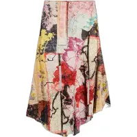 Desigual , Gonna lunga stampata, Donna, Nero, M