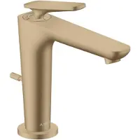 Axor hansgrohe Citterio C Mitigeur monocommandé pour lavabo 125, avec CoolStart et vidage à tirette, 49030140, 49030140