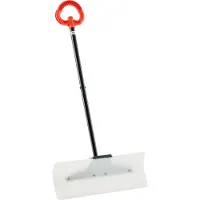 OEM Pala da neve , pala da neve 610x1250 mm con impugnatura ergonomica, lama in HDPE, strumento per lo sgombero della neve, pala da neve portatile per la pulizia di vialetti, scale e camminamenti