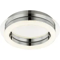 Globo Lighting Lampada da soffitto Globo Spikur cromata, 1 LED; 49223-12