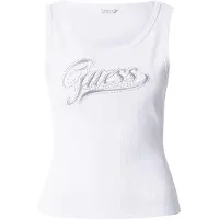 GUESS Top 'MALIKA' grigio chiaro / argento / bianco