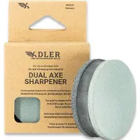 Adler Sharpening Puck, pietra per affilare asce, 80/220 grani