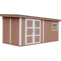 Timbela Casetta da giardino di 11,47 m² - H231x248x530 cm - M940-REDWOOD RED
