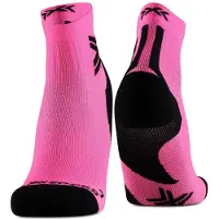 X-socks Run Discover Ankle Calze da running (45-47, fuchsia)