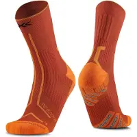 X-socks Trailrun Terraskin Expert Crew Calze da running (35-38, rosso)