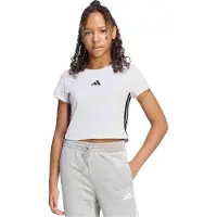 Adidas Kid's Essentials Crop T-shirt Bambini (128, bianco)