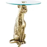Invicta Tavolino da 60 cm, design dorato, moderno, per soggiorno - ACQUISTA ORA