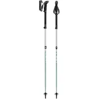 LEKI Makalu FX TA Compact Bastoncini da trekking (100 - 120 cm, grigio/bianco)