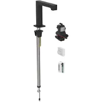 Geberit Robinetterie de lavabo Brenta, saillie 195mm, avec mitigeur, fonctionnement en générateur, pour boîtier de fonction encastré, 116.196.14.1, 116.196.14.1