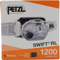 Petzl SWIFT RL, E095BC01 torcia frontale, bianco, 1200 lumen