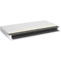 Furnlux Classic FURNLUX Materasso a molle Berni Bianco 80x180cm / Hauptfarbe: Weiß / Dimensioni: 80 x 180 x 15 cm
