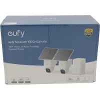 Eufy SoloCam E30 (2-Pack) + Homebase 2, Telecamera IP di sicurezza, da esterno, senza fili, da parete, bianca, a cupola