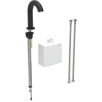 Geberit Robinetterie de lavabo Piave, saillie 167mm, avec mélangeur, fonctionnement en générateur, avec boîtier de fonction AP, 116.166.14.1, 116.166.14.1