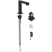 Geberit Robinetterie de lavabo Brenta, saillie 195mm, avec mitigeur, alimentation par pile, pour boîtier de fonction encastré, 116.194.14.1, 116.194.14.1