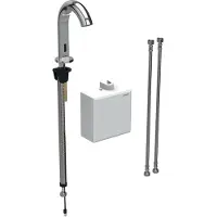 Geberit Robinetterie de lavabo Piave, saillie 167mm, avec mélangeur, fonctionnement en générateur, avec boîtier de fonction AP, 116.166.21.1, 116.166.21.1