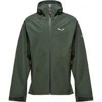 Salewa Puez Aqua 4 PowerTex 2.5L Jacket Giacca antipioggia Uomo (46, olivia)