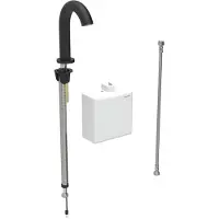 Geberit Robinetterie de lavabo Piave, saillie 167mm, à pile, sans mélangeur, avec boîtier de fonction AP, 116.163.14.1, 116.163.14.1