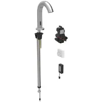 Geberit Robinetterie de lavabo Piave, saillie 167mm, sans mélangeur, alimentation par pile, pour boîtier de fonction encastré, 116.183.SN.1, 116.183.SN.1