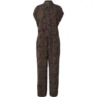 Opus Tuta jumpsuit 'Mendie' marrone / nero