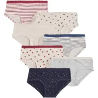 Next Pantaloncini intimi blu scuro / grigio chiaro / rosso scuro / bianco naturale