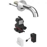 Geberit Robinetterie de lavabo Piave, saillie 170mm, avec mitigeur, alimentation secteur, pour boîtier de fonction encastré, 116.262.21.1, 116.262.21.1