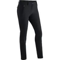 Maier Sports Women's Helga Slim Pantaloni invernali Donna (42 - Regular, nero)