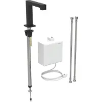 Geberit Robinetterie de lavabo Brenta, saillie 195mm, avec mitigeur thermostatique, alimentation au réseau, avec boîtier de fonction AP, 116.177.14.1, 116.177.14.1