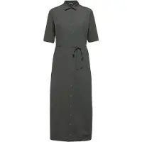 Jeanne Baret Women's Sumatra Shirt Dress Abito Donna (44, nero)