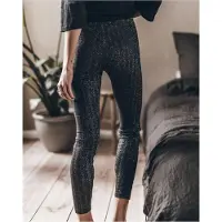 Mikuta The Sparkly Ribbed Leggings Taglia: S | Leggings Outlet | Donna