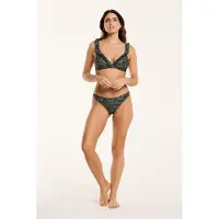 Shiwi Bobby Bikini Set Mixed Animal Forest Green Mixed Animal Taglia: 36 | Bikini Outlet | Donna | Verde