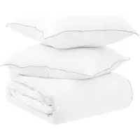 vidaXL Set di lenzuola , 2 pezzi, 240 x 260 cm, collezione estiva, 150 gsm, fibra di bambù