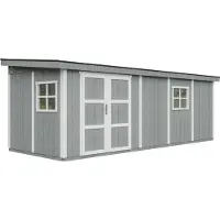 Timbela Casetta da giardino di 14,30 m² - H231x248x648 cm - M941-CAVERN STEEL