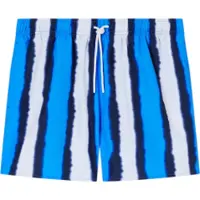 Emporio Armani per uomo. EM000583_AF20446 Costume stampato a righe sfumate blu (XL), Beachwear, Poliestere