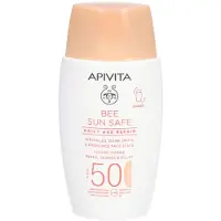 Apivita Bee Sun Safe Daily Age Repair — fluido colorato anti-età SPF 50 50 ml