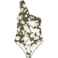 Emporio Armani per donna. EW003395_AF20248 Costume da bagno Hazy Floral verde (L), Beachwear, Poliamide